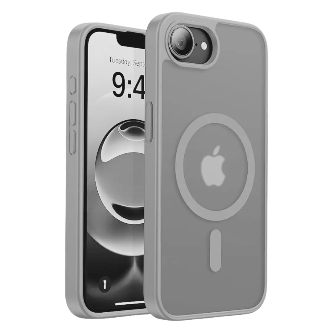 iPhone 16E MagSafe Cam Smoke Twotone Case Gray